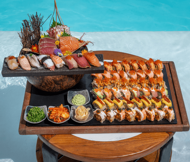 Sushi platter
