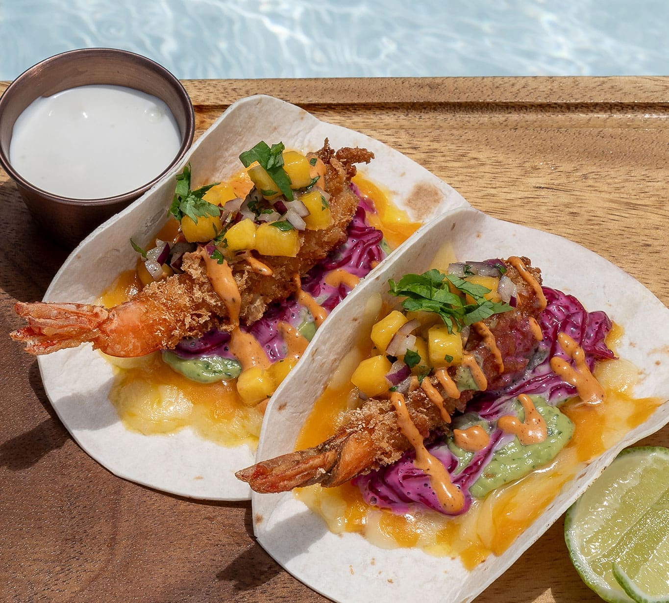 4 TIGER PRAWN TACO